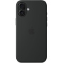 Оригинален Apple силиконов капак с MagSafe за iPhone 16 Plus - черен
