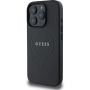 Guess Grained Classic Logo Cover с MagSafe за iPhone 16 Pro Max - черен