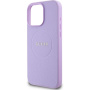 Guess Grained Classic Logo Cover с MagSafe за iPhone 16 Pro - Лилав