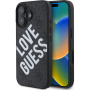 Guess 4G Big Love Logo Cover с MagSafe за iPhone 16 - Сив