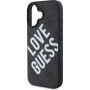 Guess 4G Big Love Logo Cover с MagSafe за iPhone 16 - Сив