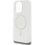 Guess IML Glitter Ring Cover с MagSafe за iPhone 16 Pro Max - Прозрачен