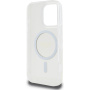 Guess IML Glitter Ring Cover с MagSafe за iPhone 16 Pro Max - Прозрачен