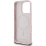 Karl Lagerfeld Силиконов калъф Karl and Choupette с MagSafe за iPhone 16 Pro - розов