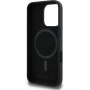 Karl Lagerfeld Силиконов калъф Double Heads с MagSafe за iPhone 16 Pro - черен