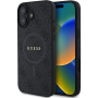 Guess 4G Капак Colored Ring с MagSafe за iPhone 16 - сив