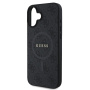 Guess 4G Капак Colored Ring с MagSafe за iPhone 16 - сив