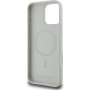 Karl Lagerfeld Силиконов калъф K&CH Heads с MagSafe за iPhone 16 Pro Max - бежов