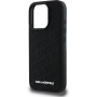Karl Lagerfeld Калъф Quilted Pattern за iPhone 16 Pro - черен