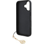 Guess Калъф 4G Charms за iPhone 16 - сив