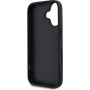 Karl Lagerfeld 3D Rubber Karl and Choupette cover за iPhone 16 - черен