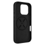 FIXED MagLeather Leather Cover с MagSafe за iPhone 16 Pro - черен