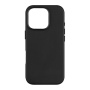 FIXED MagLeather Leather Cover с MagSafe за iPhone 16 Pro - черен