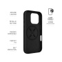 FIXED MagLeather Leather Cover с MagSafe за iPhone 16 Pro - черен