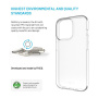 FIXED Рециклиран калъф ReStory Anti-UV за iPhone 16 Pro - прозрачен