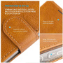 FIXED Калъф Opus flip case за iPhone 16 Pro Max - кафяв