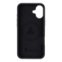 Tactical Velvet Smoothie Silicone Cover с MagSafe за iPhone 16 Plus - черен