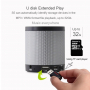 Безжичен Bluetooth стерио високоговорител с 2000мАч батерия батерия и 32 GB слот за карта с памет - сив