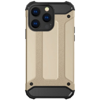 Супер устойчив калъф „Armor“ за iPhone 16 Pro Max - златен