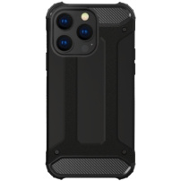 Супер устойчив калъф „Armor“ за iPhone 16 Pro Max - черен
