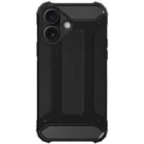 Супер устойчив калъф „Armor“ за iPhone 16 Plus - черен