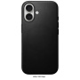 Nomad Кожен калъф Modern Leather с MagSafe за iPhone 16 - черен