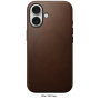Nomad Кожен калъф Modern Leather с MagSafe за iPhone 16 - кафяв