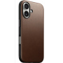 Nomad Кожен калъф Modern Leather с MagSafe за iPhone 16 Plus - кафяв