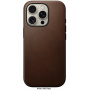 Nomad Кожен калъф Modern Leather с MagSafe за iPhone 16 Pro - кафяв