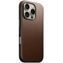Nomad Кожен калъф Modern Leather с MagSafe за iPhone 16 Pro - кафяв