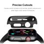 Металически кейс със закалено стъкло за Apple Watch 42mm (Series 10 / 11) - тъмно сив