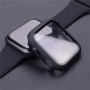 Металически кейс със закалено стъкло за Apple Watch 42mm (Series 10 / 11) - тъмно сив