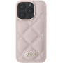 Guess Ватиран калъф за iPhone 16 Pro - розов