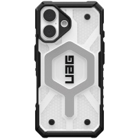UAG Pathfinder Extreme Tough Cover с MagSafe за iPhone 16 - Прозрачен