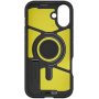 Spigen Tough Armor Case със стойка и MagSafe за iPhone 16 - тъмно сив