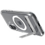 Spigen Ultra Hybrid S Transparent Cover със стойка и MagSafe за iPhone 16 - Clear