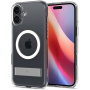 Spigen Ultra Hybrid S Transparent Cover със стойка и MagSafe за iPhone 16 Plus - Clear