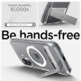 Spigen Ultra Hybrid S Transparent Cover със стойка и MagSafe за iPhone 16 Plus - Clear