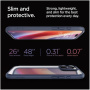 Spigen Ultra Hybrid прозрачен калъф с цветна рамка за iPhone 16 Pro - тъмносин
