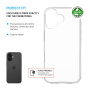 FIXED Рециклиран калъф ReStory Anti-UV за iPhone 16 - прозрачен