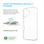 FIXED Рециклиран калъф ReStory Anti-UV за iPhone 16 - прозрачен