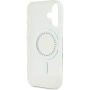 Guess IML Rhinestones Ring Cover с MagSafe за iPhone 16 - Прозрачен
