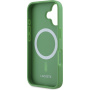 Lacoste Iconic Petit Pique Woven Logo Cover с MagSafe за iPhone 16 - зелен