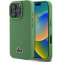 Lacoste Iconic Petit Pique Woven Logo Cover с MagSafe за iPhone 16 Pro Max - зелен