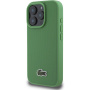 Lacoste Iconic Petit Pique Woven Logo Cover с MagSafe за iPhone 16 Pro Max - зелен