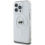 Karl Lagerfeld IML Karl Head Metal Frame Cover с MagSafe за iPhone 16 Pro - Clear