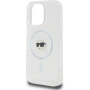 Karl Lagerfeld IML Karl Head Metal Frame Cover с MagSafe за iPhone 16 Pro - Clear