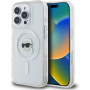 Karl Lagerfeld IML Karl Head Metal Frame Cover с MagSafe за iPhone 16 Pro Max - прозрачен