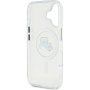 Karl Lagerfeld IML K&CH Heads Metal Frame Cover с MagSafe за iPhone 16 Plus - прозрачен