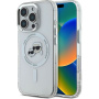 Karl Lagerfeld IML K&CH Heads Metal Frame Cover с MagSafe за iPhone 16 Pro - Clear